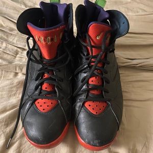 Jordan Athletic Shoes Black and Red